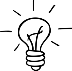 Light Bulb Outlined Hand Drawn Tool Svg Line Art, Free Vectors File